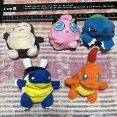 ポケットモンスター　くるりんマスコット　5種　ポケモン　ぬいぐるみ　当時物