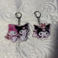 マイメロディ & クロミ アクリルキーホルダーセット