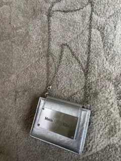 Matin Kim シルバー ショルダーバッグ