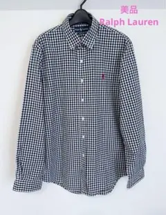 美品　Ralph Lauren CUSTOM FIT ホワイト×ブラック