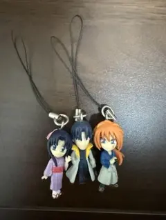 るろうに剣心 ミニフィギュア ストラップ 3種セット