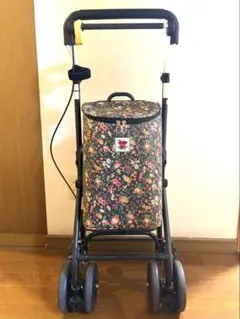 美品】ウィズワン 象印ベビー シルバーカー キュートミニ W 花柄