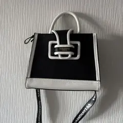SAMANTHAVEGA ショルダーバッグ ブラック×ホワイトのサムネイル