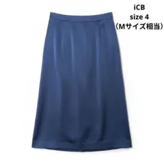 iCB アイシービー　【洗える】Calm ミディスカート/サテンスカートのサムネイル