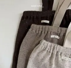 minirobe ニットレギンス サスペンダー　サイズ2 韓国子供服