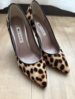 DIANA ヒョウ柄 ハイヒール 22cm