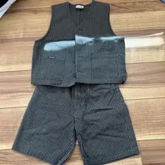 タケオキクチ 120 キッズ　ベスト　ハーフパンツ