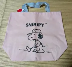 SNOOPY ピンク トートバッグ 約44×17.5×39cm　未使用品