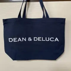 希少　DEAN&DELUCA チャリティートート　ラメ入り　 ラピスブルー L