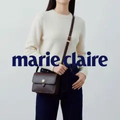 marie claire ミニショルダーバッグ ブラック ブラウンのサムネイル