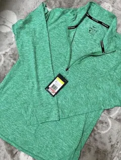 NIKE DRI-FIT ハーフジップ　ランニングシャツ