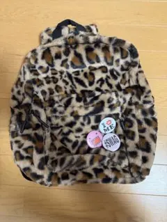 Y2K レオパード柄 ファーリュック SWAG スタッヅのサムネイル