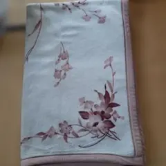 花柄 ブランケット 毛布 ベージュ系