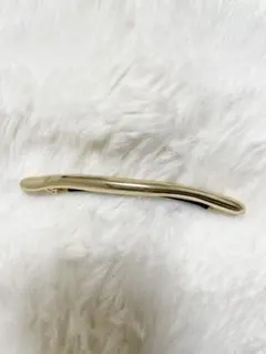 ゴールドカラー メタルバレッタ ヘアアクセサリーのサムネイル