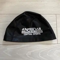 【セントラルスポーツ】CENTRAL SPORTS 水泳帽 黒
