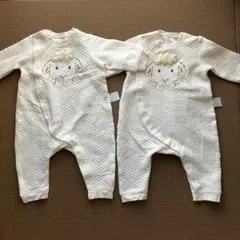 【UNIQLO】 キルトロンパース 80