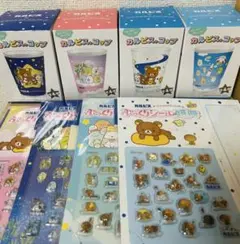 サンエックス×カルピス　コップ&ぷっくりシールセット(コップ４種・シール４種)のサムネイル