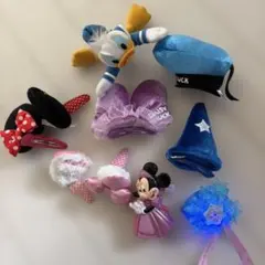 8点セットまとめ売り ディズニーキャラクター ヘアアクセサリー ヘアピン