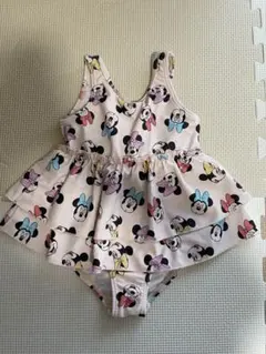 ワンピース水着　バースデイ　フタフタ　ミニー