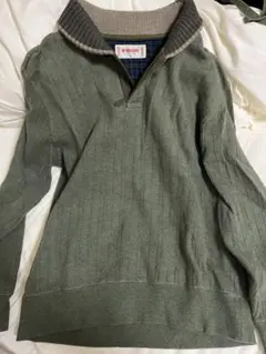 ハーフジップ　ニットのサムネイル