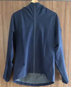 【美品】UNIQLO ブロックテックパーカー Mサイズ ネイビー ユニクロ