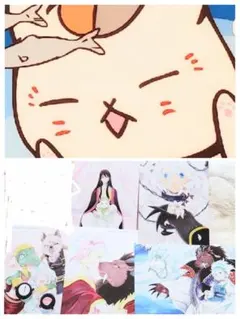 夏目友人帳　緑川ゆき　ニャンコ先生 LaLa クリアファイル 贄姫と獣の王