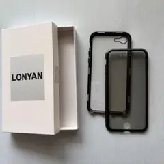 iPhone用 SE3 ケース ブラック LONYAN