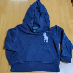 Polo by Ralph Lauren ネイビー フード付きトレーナー 2T