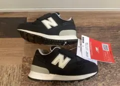 新品　ニューバランス キッズスニーカー　高クッション　ブラック　黒　13㎝
