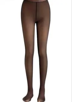 裏起毛タイツ レディース 透け感 フェイク ストッキング風 美脚 美尻 暖かい