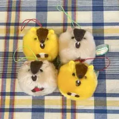 マーモットのもっとっと　でかぽんマスコットぬいぐるみ　marmotmottoto