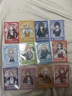 お値下げ　新品未開封12種類コンプリートセブンイレブンコラボクリアカード学マス