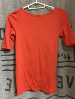 GAP オレンジ 五分袖 Tシャツ