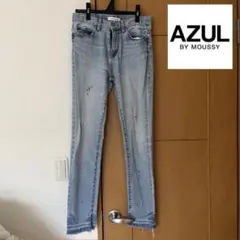AZUL BY MOUSSY ダメージデニムスキニージーンズ 29サイズ