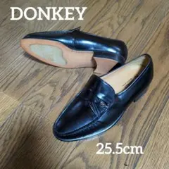 DONKEY モカシン ブラック 25.5cm 日本製のサムネイル