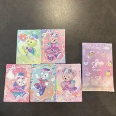 香港ディズニー　20周年　ダッフィーフレンズ　ランダムトレカ 5枚セット