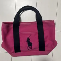 ポロラルフローレン ピンク トートバッグ