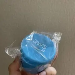 AWS カプセルトイ 青 カラビナ付き