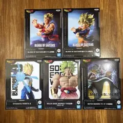ドラゴンボールZ　孫悟飯　孫悟天　ベジータ　ブロリー　フリーザ　フィギュアセット
