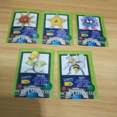 ポケモンキッズ シール 5枚 2005年 2006年 レトロ モンジャラ