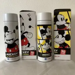 値下げ　ミッキーマウス　ステンレス　ミニボトル　２本セット