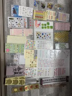 平成レトロ: 多様なデザインのシールセット