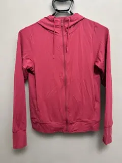 ユニクロ　エアリズム フード付きパーカー S ピンク