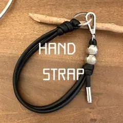 再販　ハンドメイド ハンドストラップ　国産PUレザー