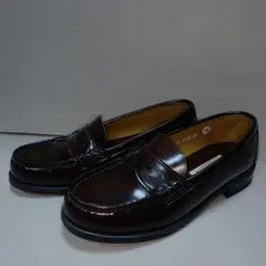 HARUTA ハルタ スクールローファー23.0㎝ ブラック　幅広EEE 美品