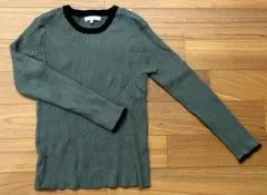 GLOBAL WORK グリーン 長袖 Tシャツ M