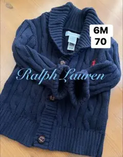 Ralph Lauren ダークネイビー カーディガン 6M