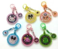 【ラストセット】たまごっち めじるしアクセサリー キラキラアクリル 6個セット