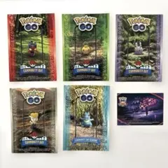 ポケモンセンター　ポケモンGO コミュニティデーステッカー6枚セット