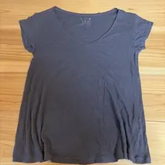 Vis グレー VネックTシャツのサムネイル